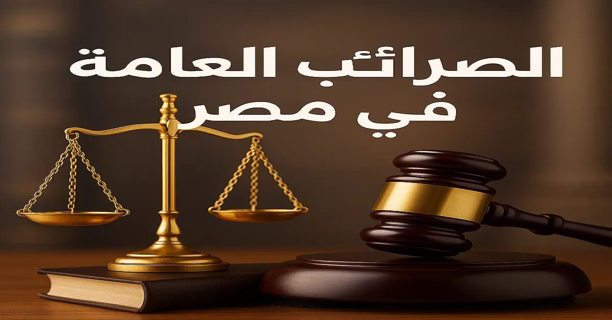 الضرائب العامة في مصر شرح القوانين والطعون الضريبية