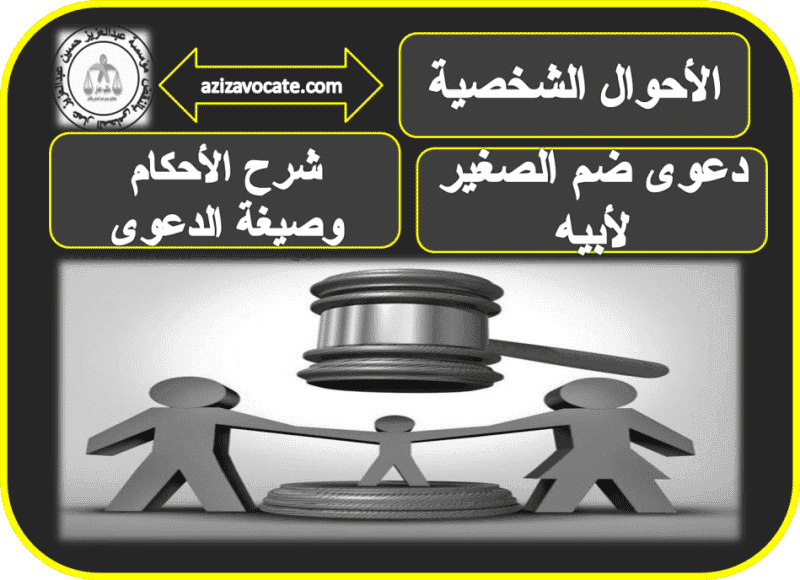 دعوى ضم الصغير لأبيه ضم الصغير لأبيه