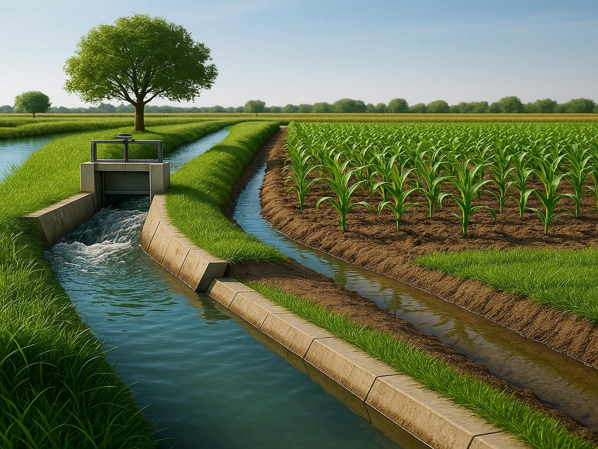 قيود الملكية العقارية المتعلقة بحقوق الري والصرف