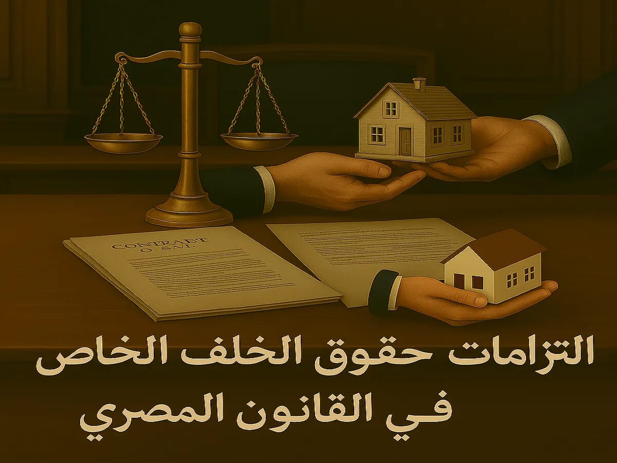 التزامات وحقوق الخلف الخاص في القانون المصري