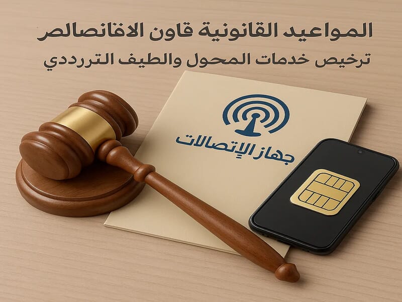 المواعيد القانونية في قانون الاتصالات المصري: دليل المدد والإجراءات المواعيد القانونية في قانون الاتصالات المصري دليل المدد والإجراءات