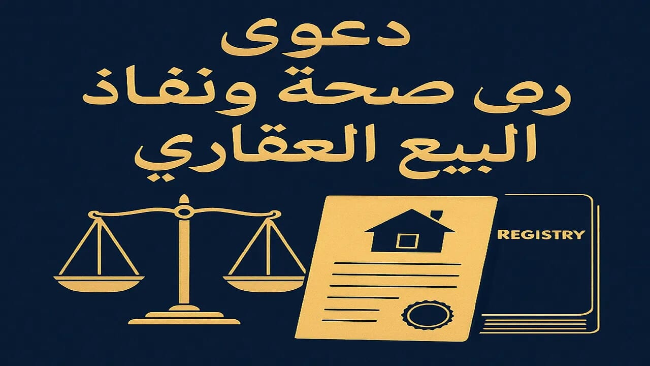 دعوى صحة ونفاذ البيع العقارى: دليل شامل لنقل الملكية 2025 | عبدالعزيز حسين عمار – محامي الميراث والملكية بالزقازيق