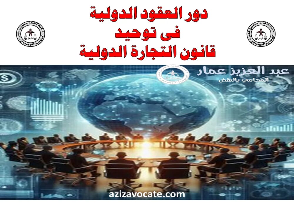 العقود الدولية فى قانون التجارة الدولية
