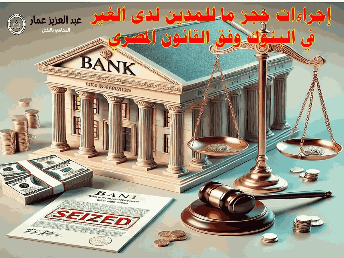 إجراءات حجز ما للمدين لدى الغير في القانون