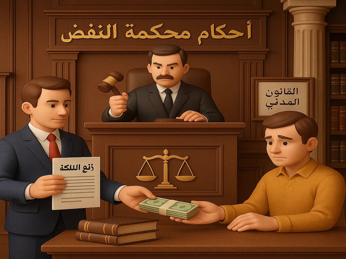 أحكام محكمة النقض عن الحلول في المديونية أحكام محكمة النقض عن الحلول في المديونية