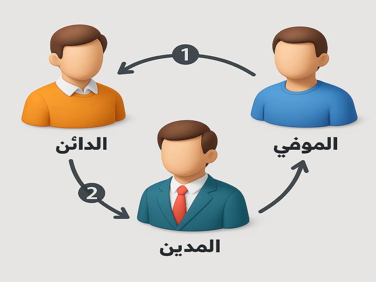 العلاقة القانونية بين الدائن والموفي وفقا للمادة 326 مدني المصري العلاقة القانونية بين الدائن والموفي وفقا للمادة 326 مدني المصري