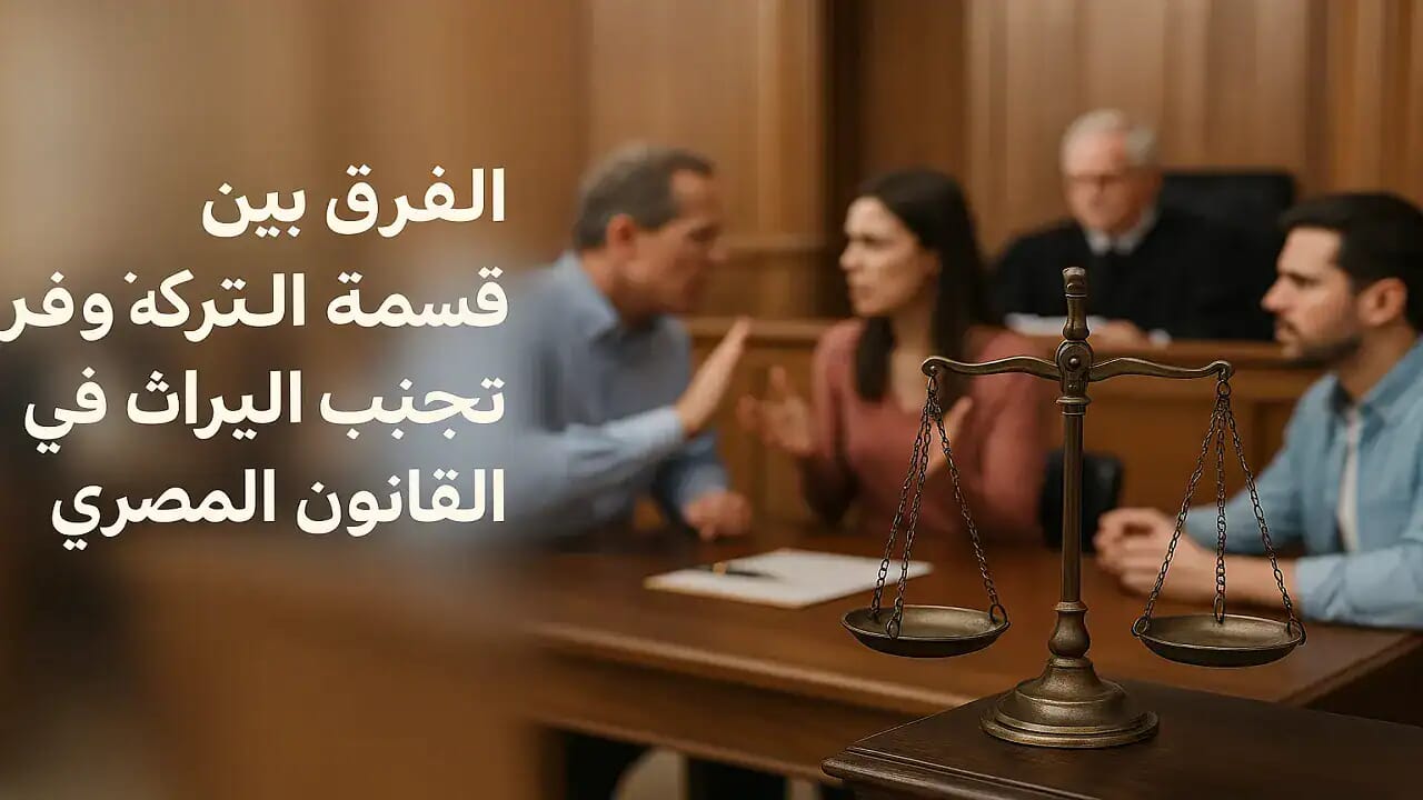 تعريفات أساسية في قسمة التركة وفرز وتجنيب الميراث