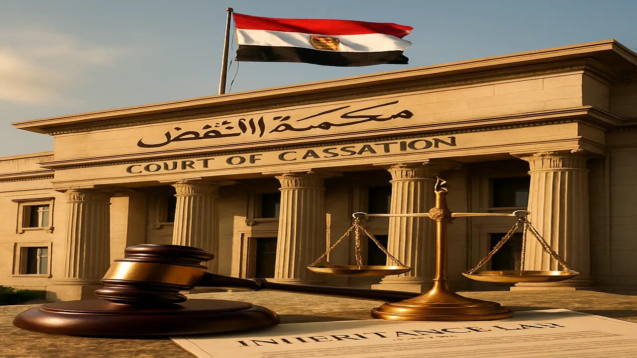 أحكام قضائية قضايا الميراث مصر: دليلك الشامل 2025 2 محكمة النقض المصرية مع علم مصر - أحكام قضائية في قضايا الميراث والتركات